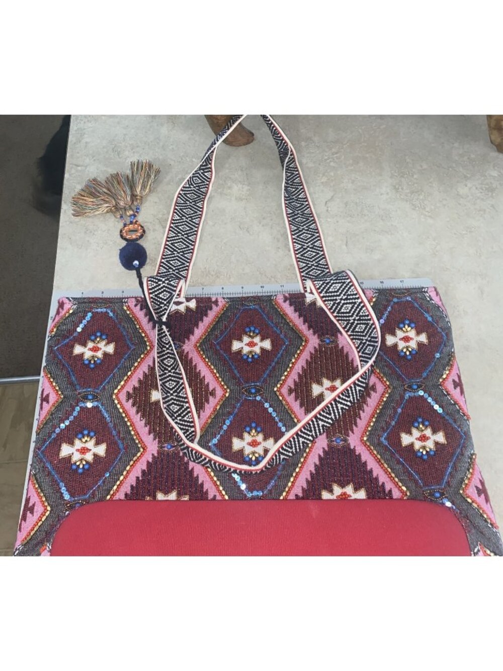 Steven by Steve Madden Sabbie Tote, Pink Multi Bag
